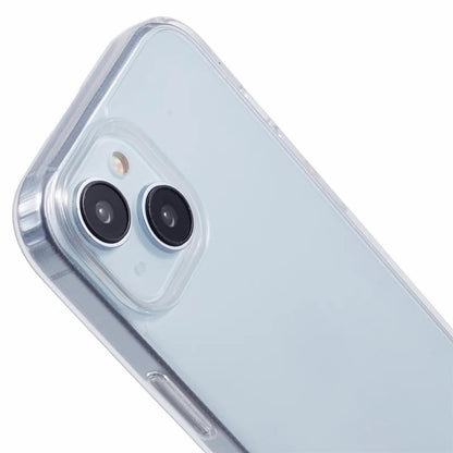 For iPhone 14 Case TPU 1.8mm Clear Phone Cover with Lanyard Holes