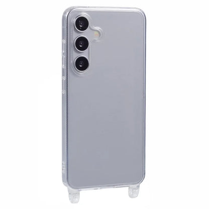 For Samsung Galaxy A15 4G / 5G Case TPU 1.8mm Clear Phone Cover with Lanyard Holes