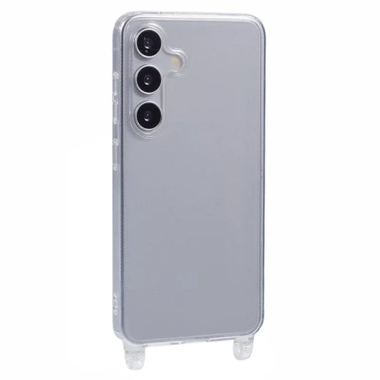 For Samsung Galaxy A15 4G / 5G Case TPU 1.8mm Clear Phone Cover with Lanyard Holes