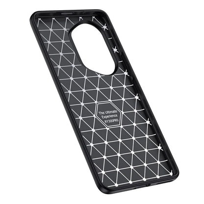 For Honor 300 Pro Case Litchi Texture TPU Flexible Phone Cover, Black