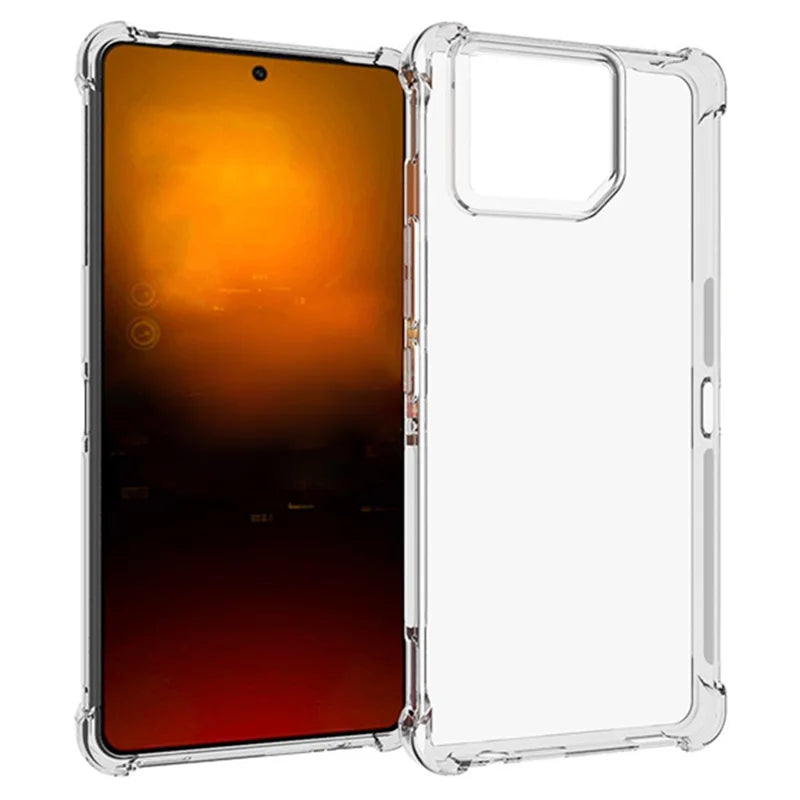 For Asus ROG Phone 9 Pro 5G Clear Case Anti-Shock TPU Phone Cover Reinforced Corners