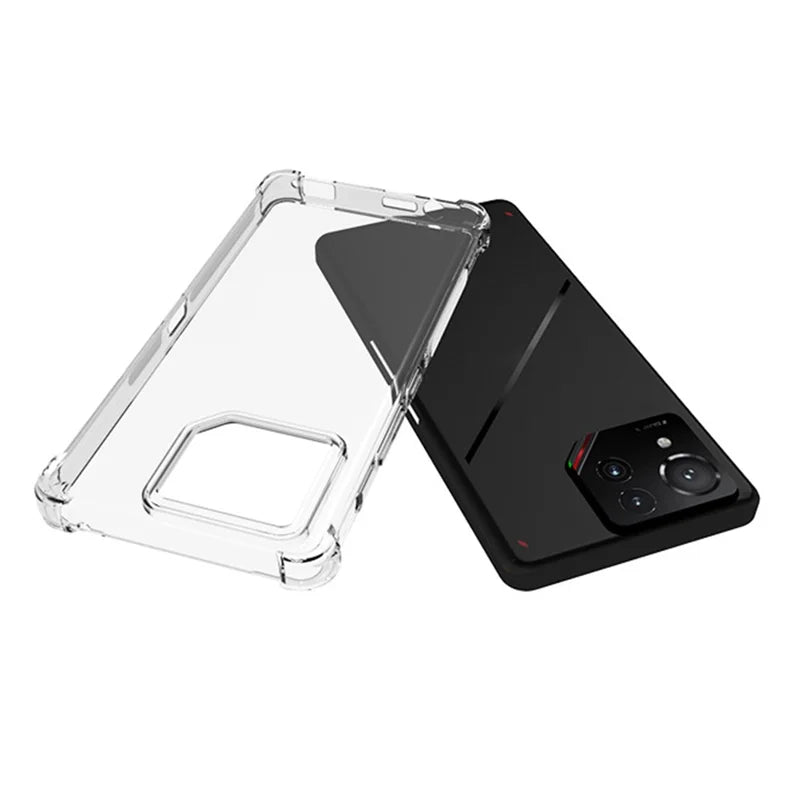 For Asus ROG Phone 9 Pro 5G Clear Case Anti-Shock TPU Phone Cover Reinforced Corners
