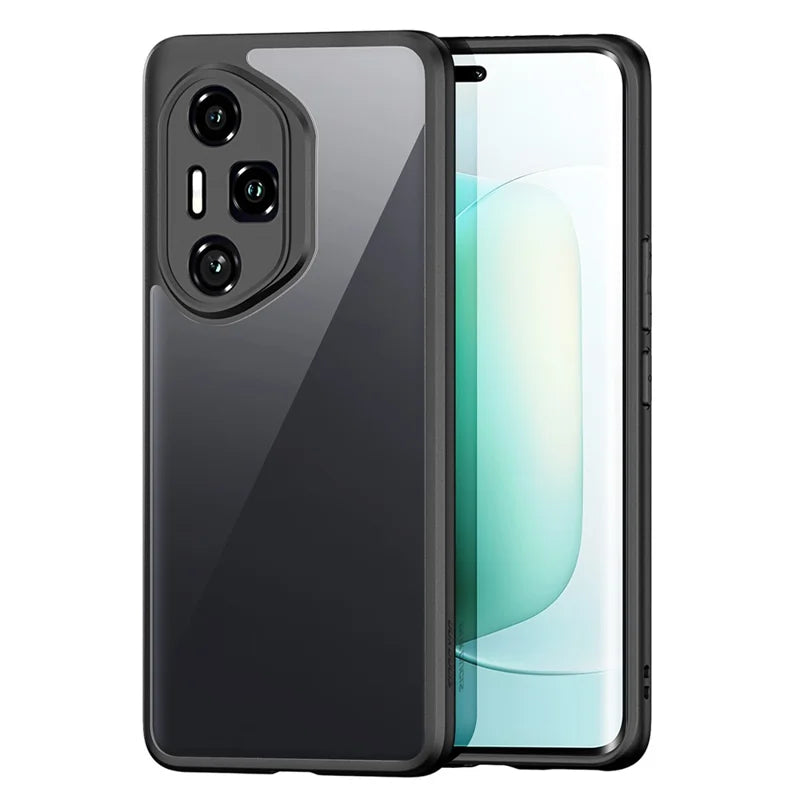 For Honor 300 Ultra / Honor 300 Pro Case DUX DUCIS Aimo Series TPU+PC Matte Drop-proof Phone Cover (REACH Certification) - Black