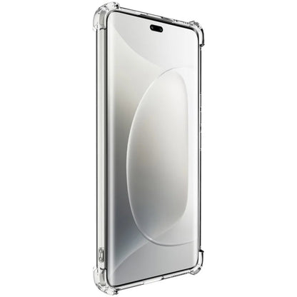 IMAK UX-4 Series For Honor 300 Pro Case Straight Frame Four Corner Shockproof Clear TPU Cover