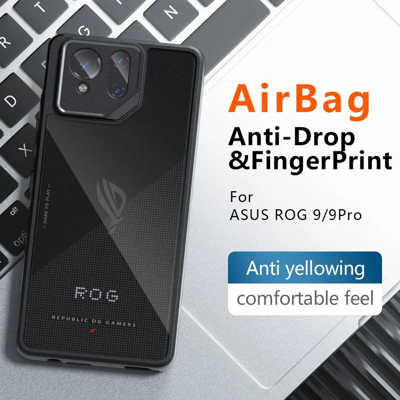 For Asus ROG Phone 9 Pro 5G  /  Phone 9 5G Case Drop-Proof TPU + PC Matte Back Phone Cover