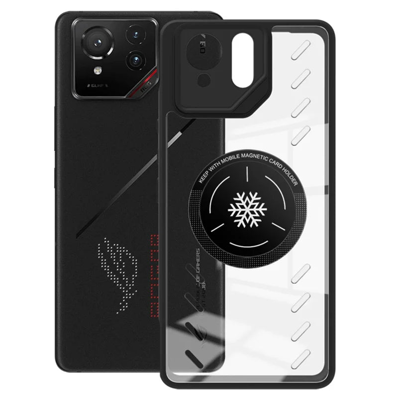 IMAK UX-9A For Asus ROG Phone 9 Pro 5G  /  Phone 9 5G Clear Case Heat Dissipation PC TPU Phone Cover