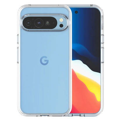 For Google Pixel 9 Pro XL Case PC + TPU Shockproof Clear Phone Cover