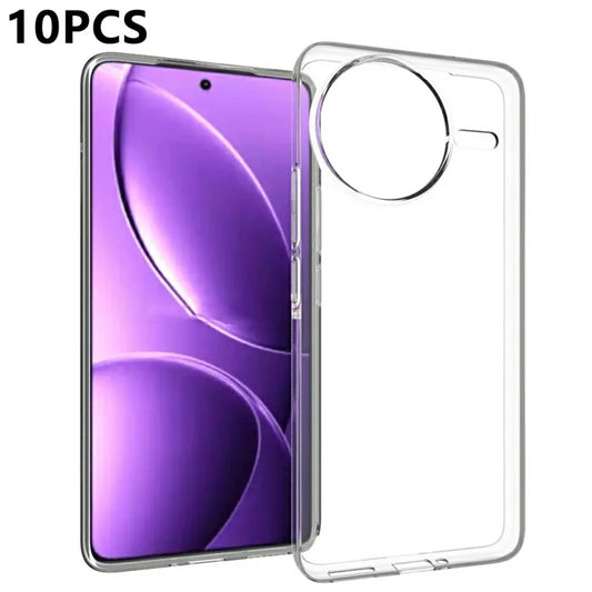 10Pcs  /  Pack For Xiaomi Redmi K80 Pro 5G Case Watermark Free TPU Protective Clear Phone Cover
