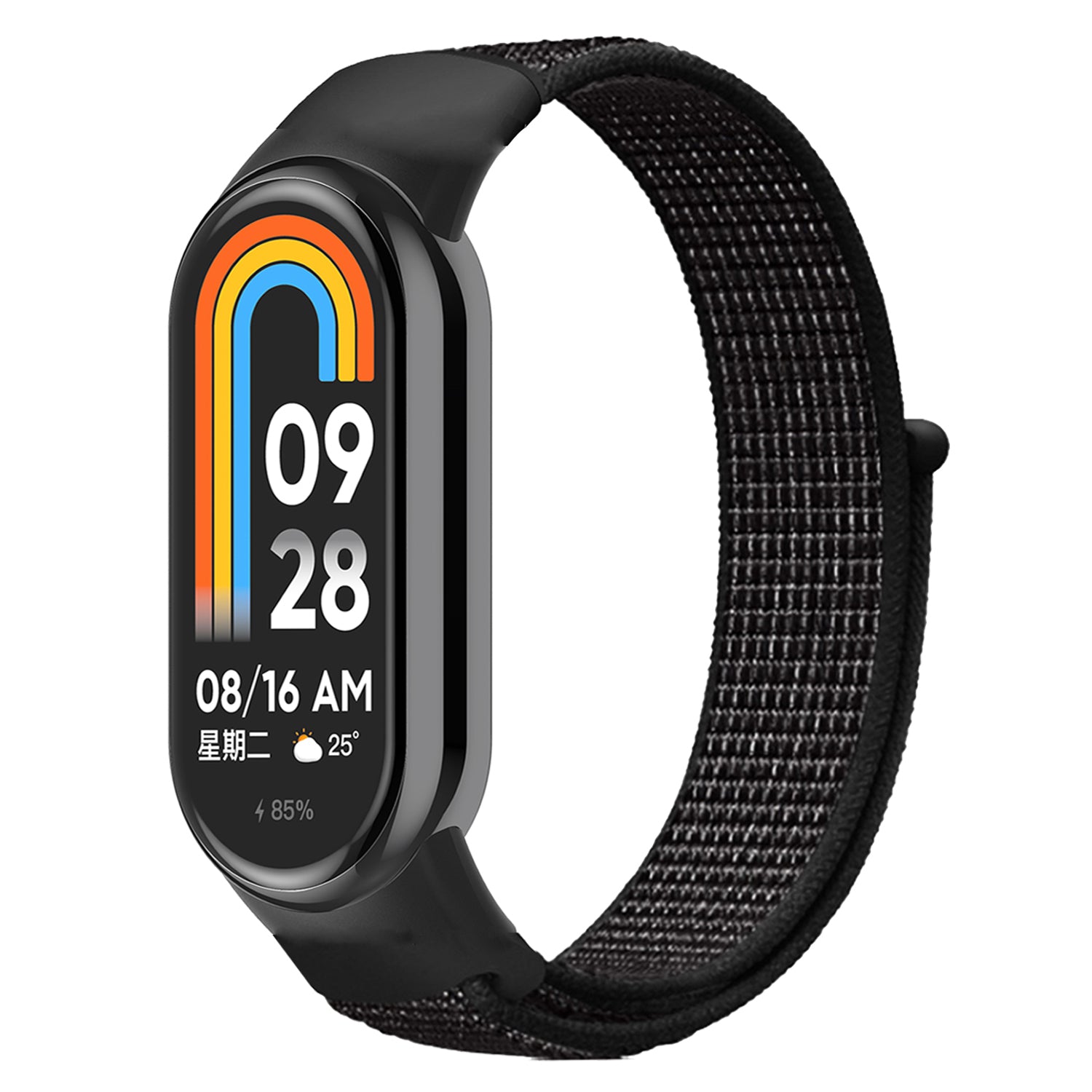 For Xiaomi Smart Band 8 Soft Nylon Watch Band Adjustable Sport Wrist Strap