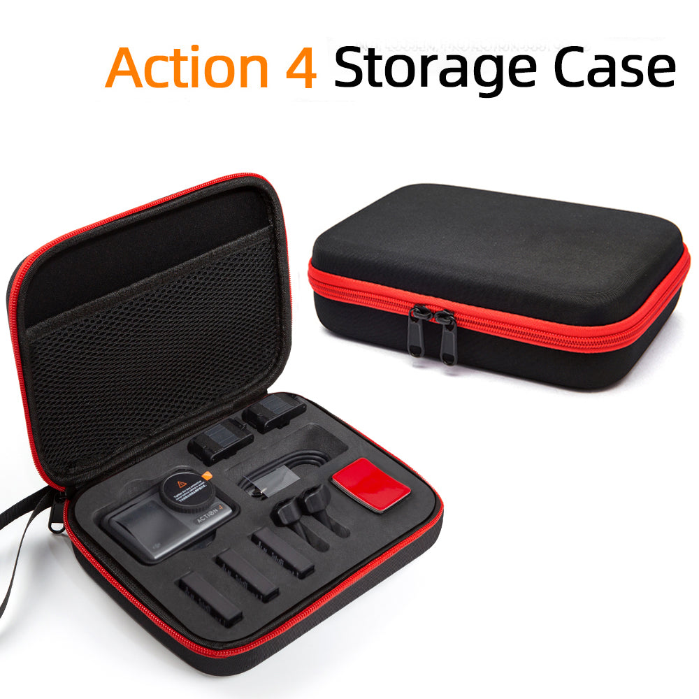 For DJI Action 4  /  3 Portable Sports Camera Storage Bag Shockproof EVA Carrying Case