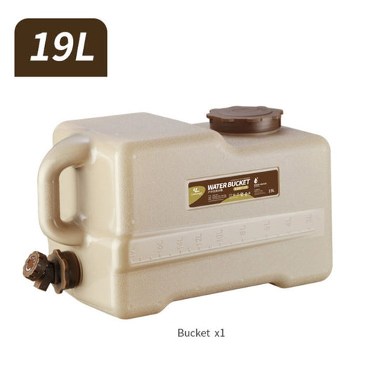 12L / 19L Water Container Portable Outdoor Water Storage Tank for Outdoor Camping Emergency Picnic Hiking