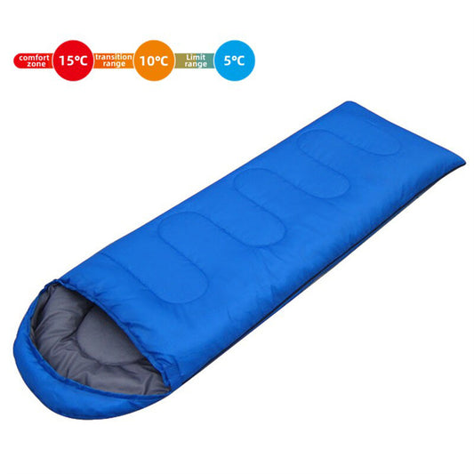 180cm Warm Envelope Camping Sleeping Bag for Outdoor Camping Hiking Backpacking
