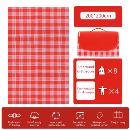 200x200cm Picnic Mat Waterproof Camping Mat Portable Moisture-proof Cushion