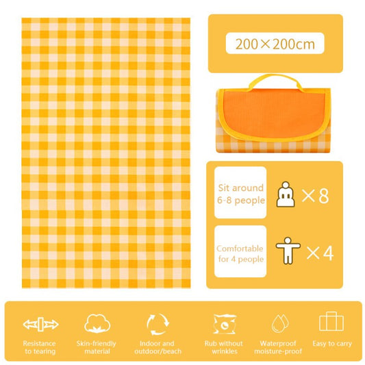 200x200cm Picnic Mat Waterproof Camping Mat Portable Moisture-proof Cushion