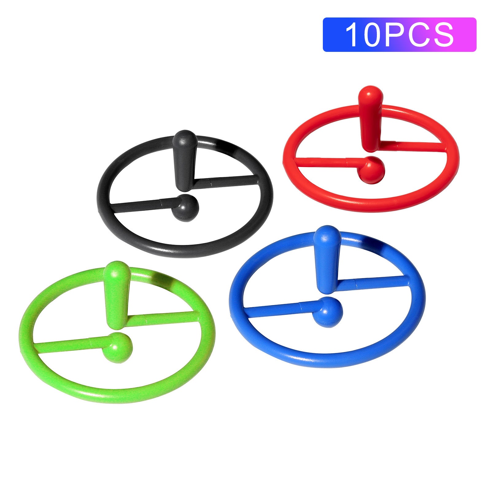 10Pcs Suspension Spin Rotating Exclamation Point Gyro Adult Children Decompression Toy