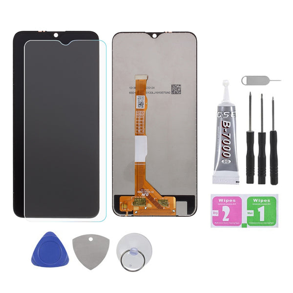 IPARTS EXPERT for vivo U3 / Y5s / Y19 / Z5i Grade B LCD Screen and Digitizer Assembly Part (without Logo) + Repair Tool Set + Tempered Glass Film