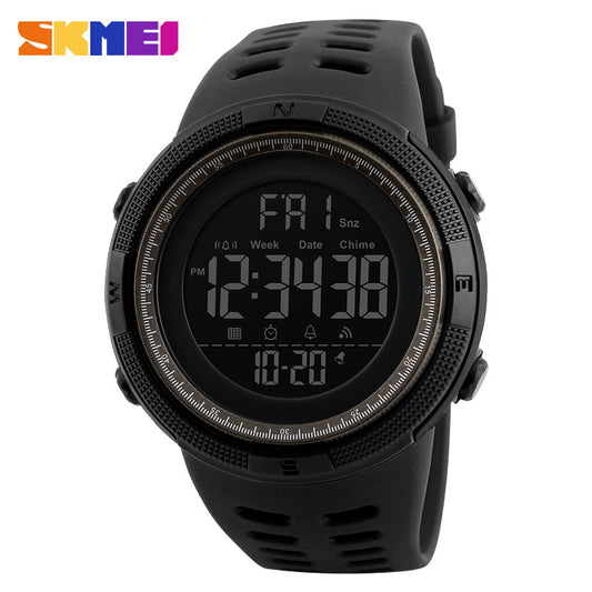SKMEI Fashion Men Sports Watch 50m Waterproof Casual Watch with EL Light