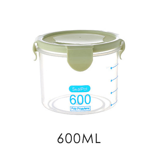 600ml Home Kitchen Transparent Clear Food Preservation Sealed Can