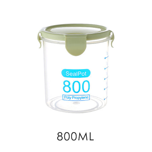800ml Home Kitchen Transparent Clear Food Preservation Sealed Can