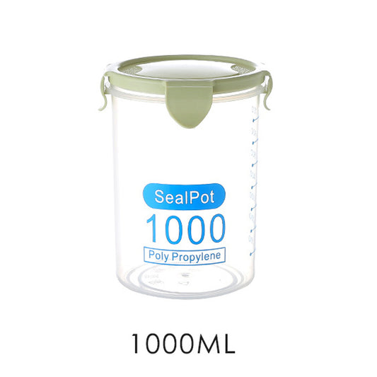 1000ml Home Kitchen Clear Transparent Food Preservation Sealed Can
