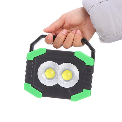 20W 400LM Portable LED Spotlight Floodlight Battery Powered Outdoor Camping Work Lamp