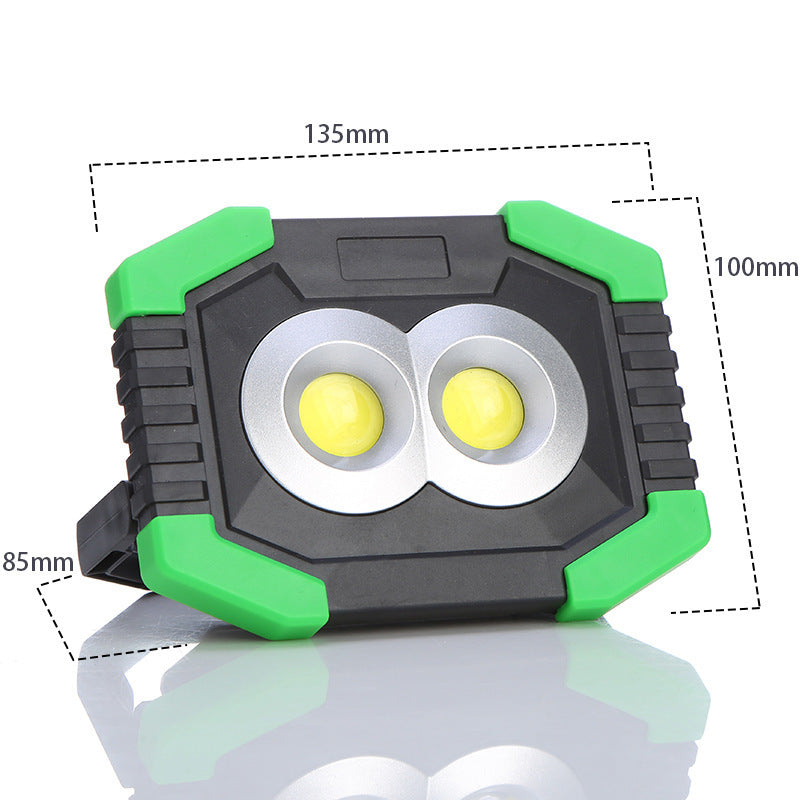 20W 400LM Portable LED Spotlight Floodlight Battery Powered Outdoor Camping Work Lamp