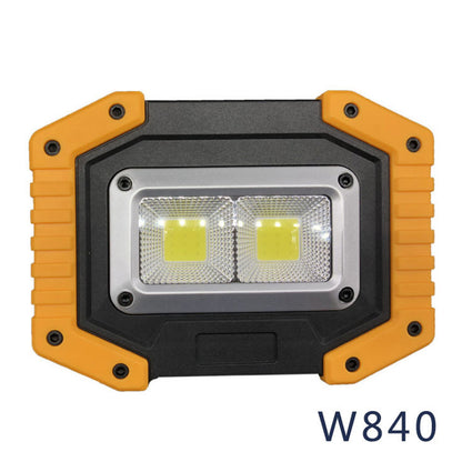 Portable LED Flashlight COB Lighting Floodlight Waterproof USB Rechargeable Searchlight Work Light