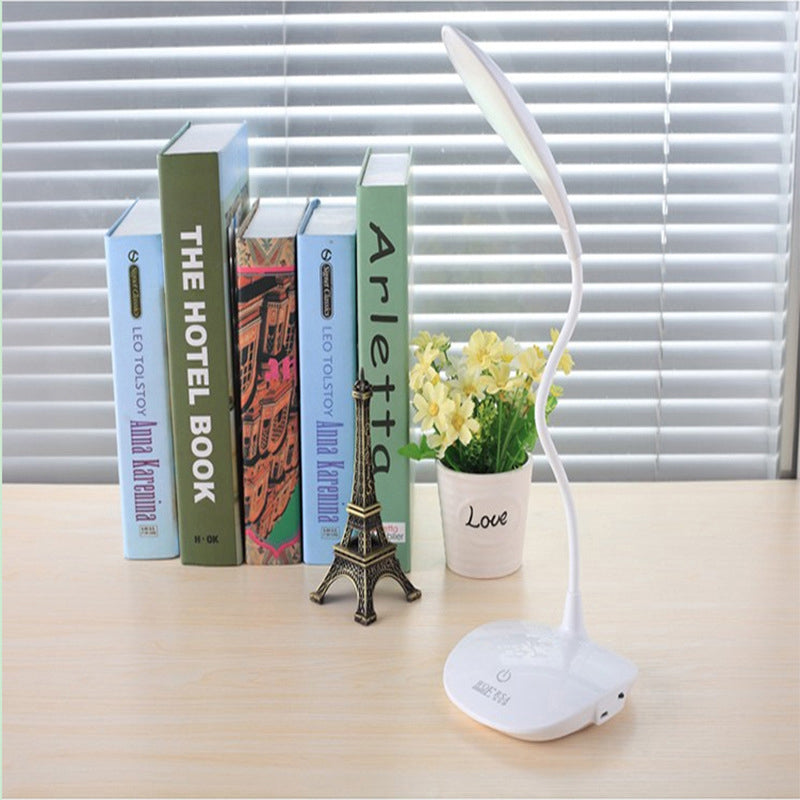 WS-601 360 Degree Adjustable Touch Switch Rechargeable Eye ProtectionSimple LED Table Lamp