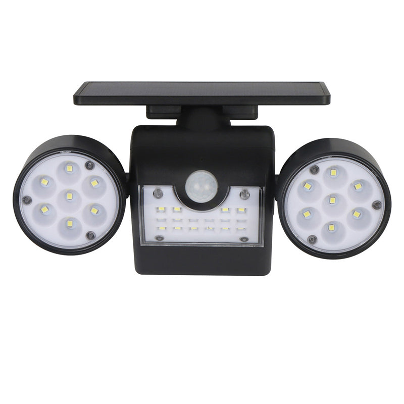 30-LED Solar Light Dual Head Solar Lamp PIR Motion Sensor Spotlight Waterproof Wall Outdoor Lights