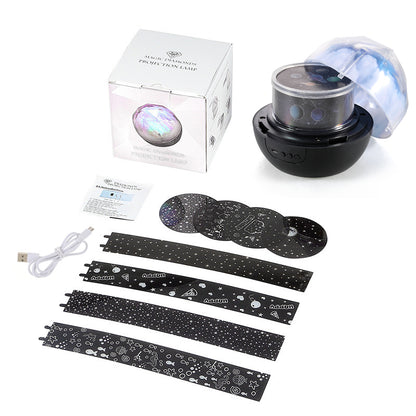LED Night Light Colorful Starry Sky Planet Magic Star Moon Projector Universe LED Lamp Rotate Baby Nursery Light