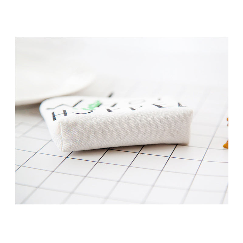 Durable Canvas Wallet Coin Purse Pattern Printing Mini Wallet
