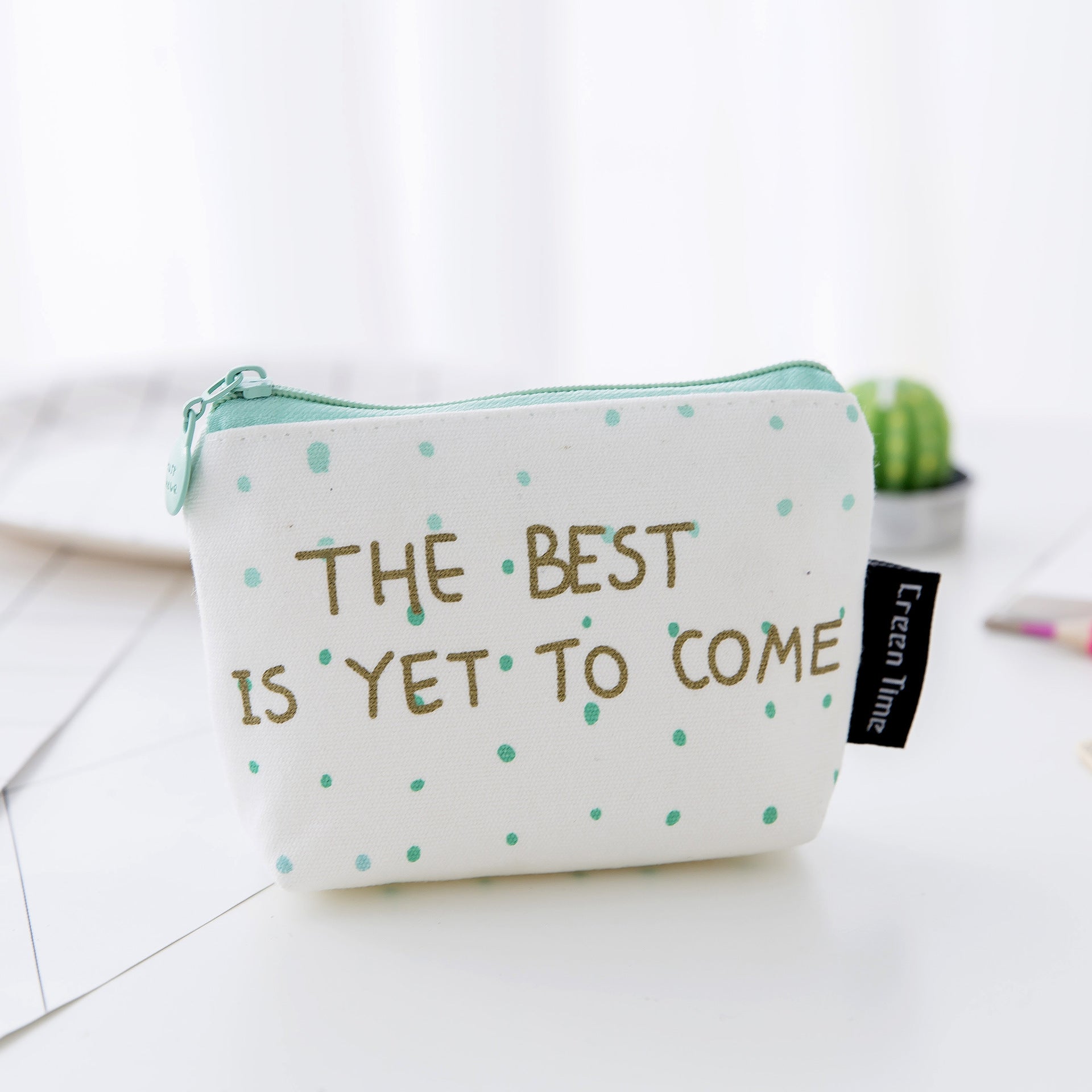 Durable Canvas Wallet Pattern Printing Mini Wallet Coin Purse