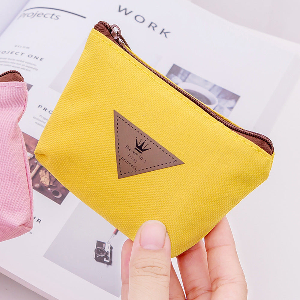 Lovely Oxford Cloth Mini Wallet Coin Purse, Size: 12 x 9 x 3cm
