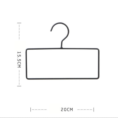 Iron Cloth Hanger Laundry Storage Organization Drying Rack