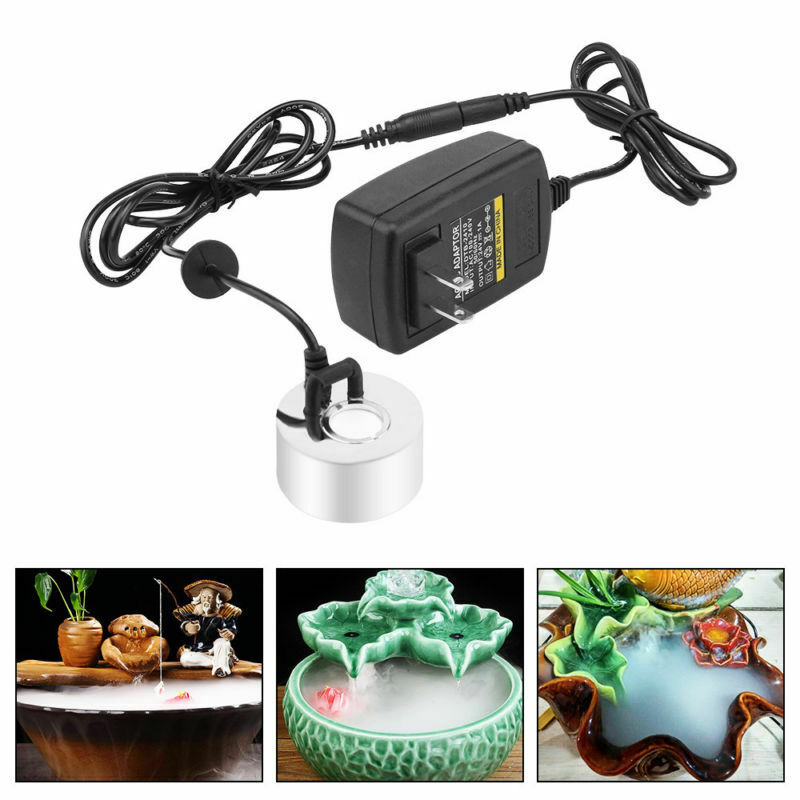 Ultrasonic Mist Maker Fogger Water Fountain Pond Atomizer Air Humidifier