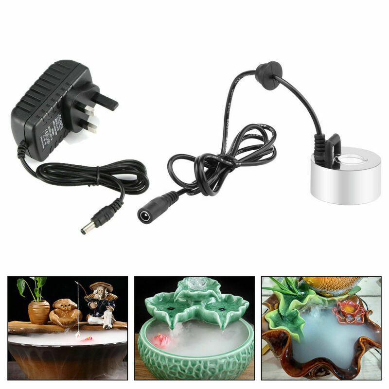 Ultrasonic Mist Maker Fogger Water Fountain Pond Atomizer Air Humidifier