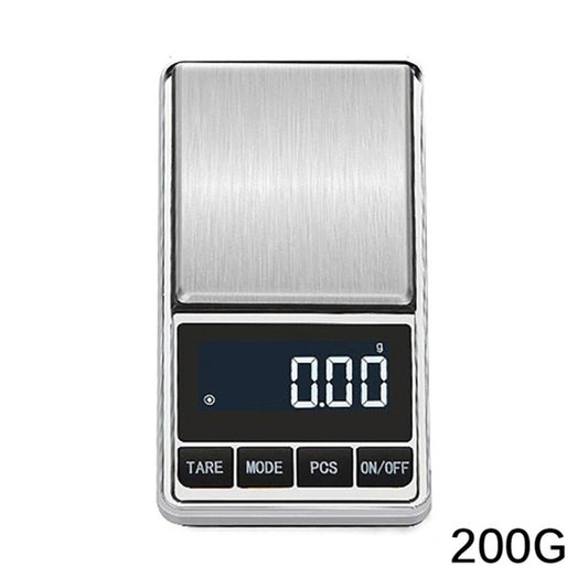 Digital Mini Scale 200g 0.01g Pocket Electric Weight Grams with LCD Backlit Display, Tare Function