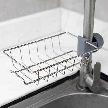 Sink Tap Hanging Storage Holder Faucet Storage Rack Sponge Kitchen Faucet Clip Shelf Towel Organizer