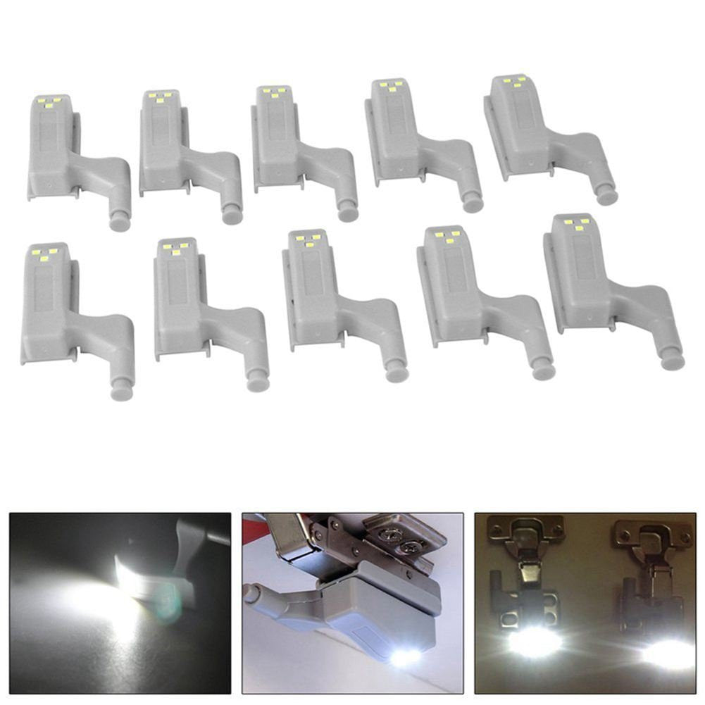 10Pcs/Pack Home Room Cabinet Wardrobe General LED Hinge Lamp LED Light