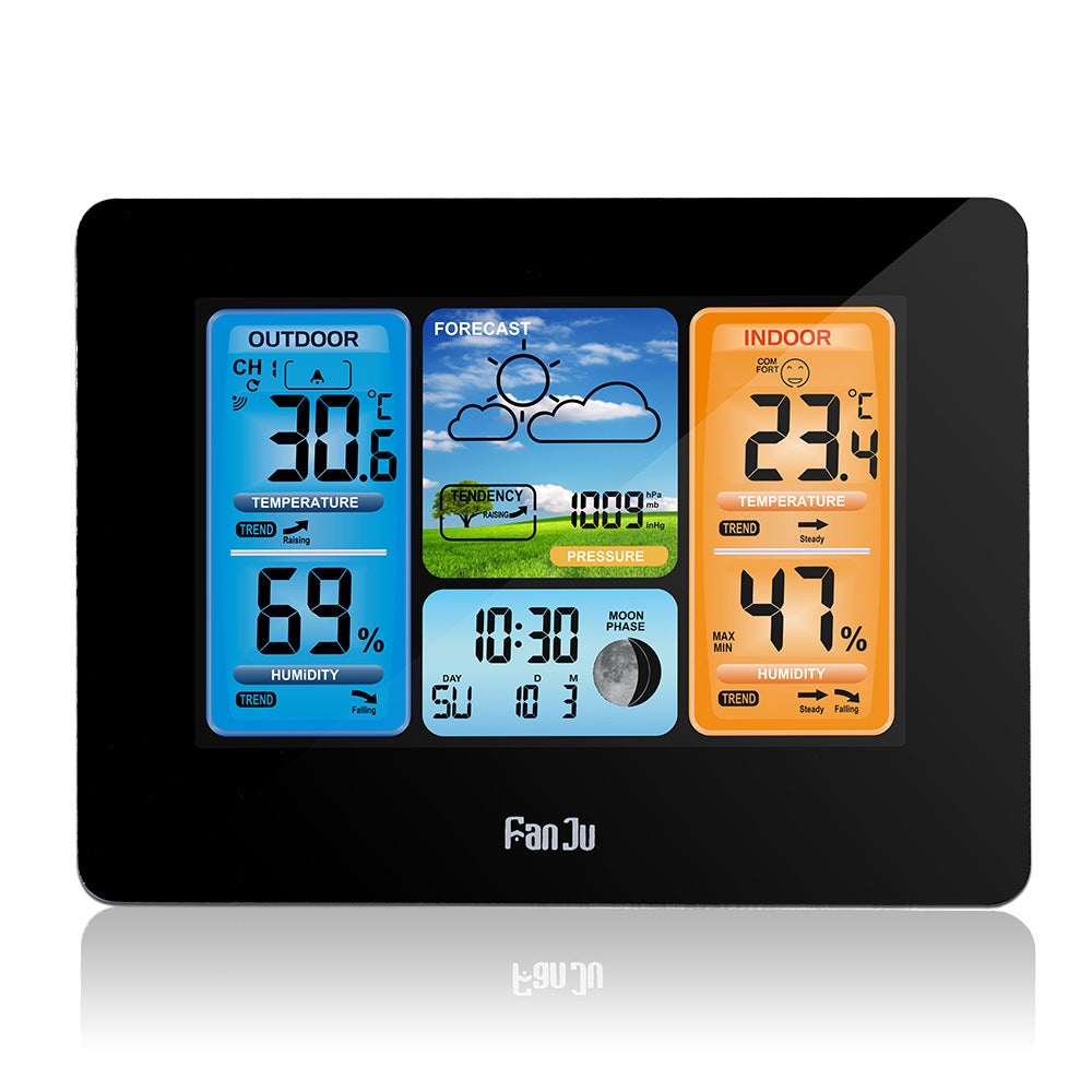Multi-functional Electronic Alarm Clock with Color Screen Meteorological Function