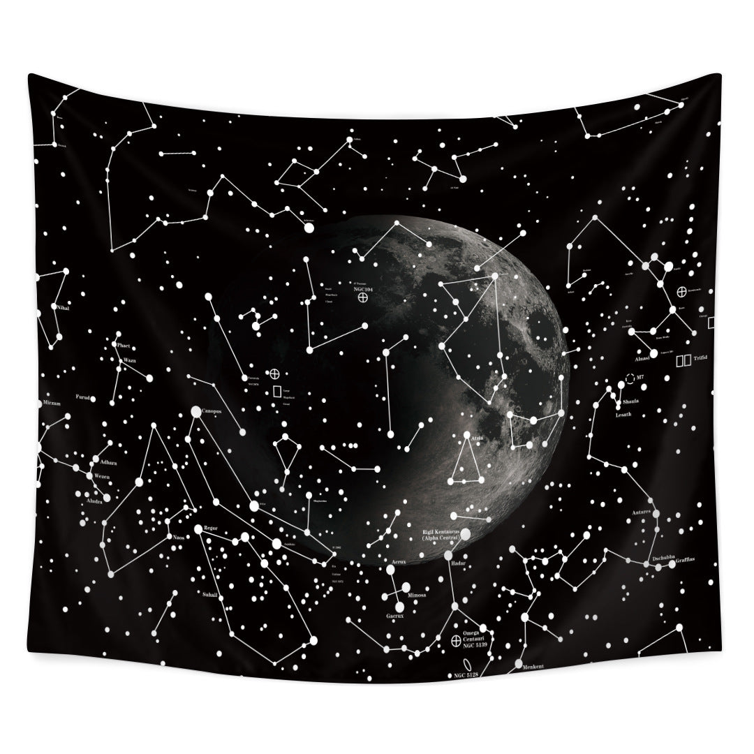 Constellation Tapestry Mandala Tapestry Wall Hanging Space Planet Wall Decor Beach Towel