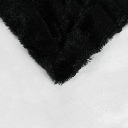 130x160cm Thickening Flannel Lamb Composite Home Office Double-Layer Blanket