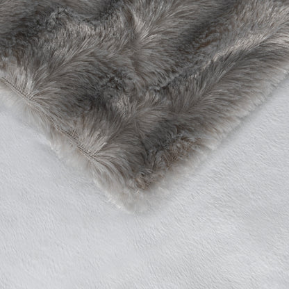 130x160cm Thickening Flannel Lamb Composite Home Office Double-Layer Blanket