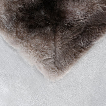 130x160cm Thickening Flannel Lamb Composite Home Office Double-Layer Blanket
