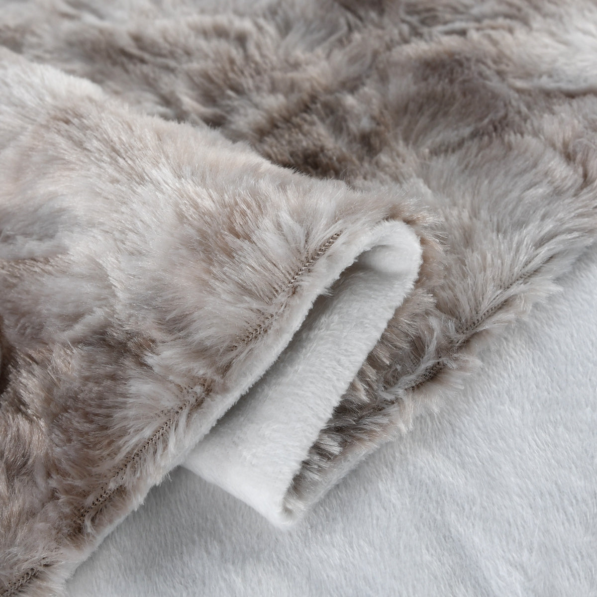 130x160cm Thickening Flannel Lamb Composite Home Office Double-Layer Blanket