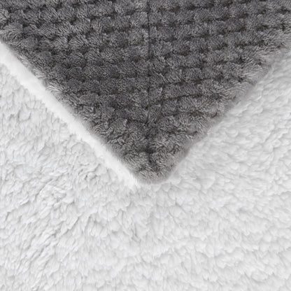 130x160cm Thickening Flannel Lamb Composite Home Office Double-Layer Blanket
