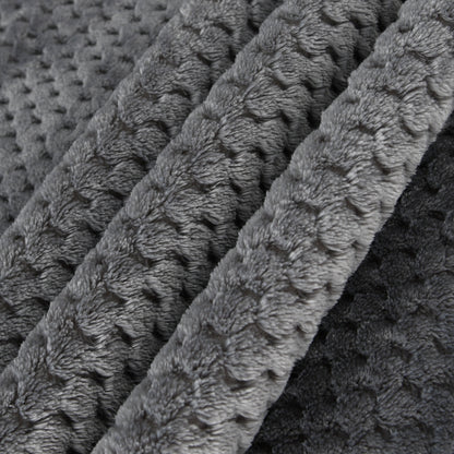 130x160cm Thickening Flannel Lamb Composite Home Office Double-Layer Blanket