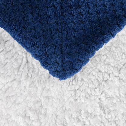 130x160cm Thickening Flannel Lamb Composite Home Office Double-Layer Blanket