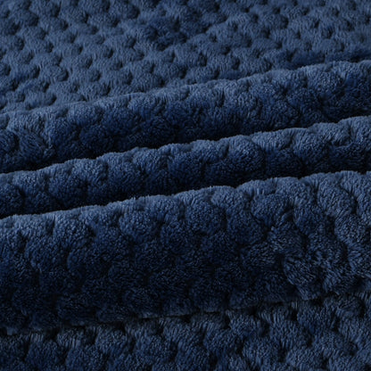 130x160cm Thickening Flannel Lamb Composite Home Office Double-Layer Blanket