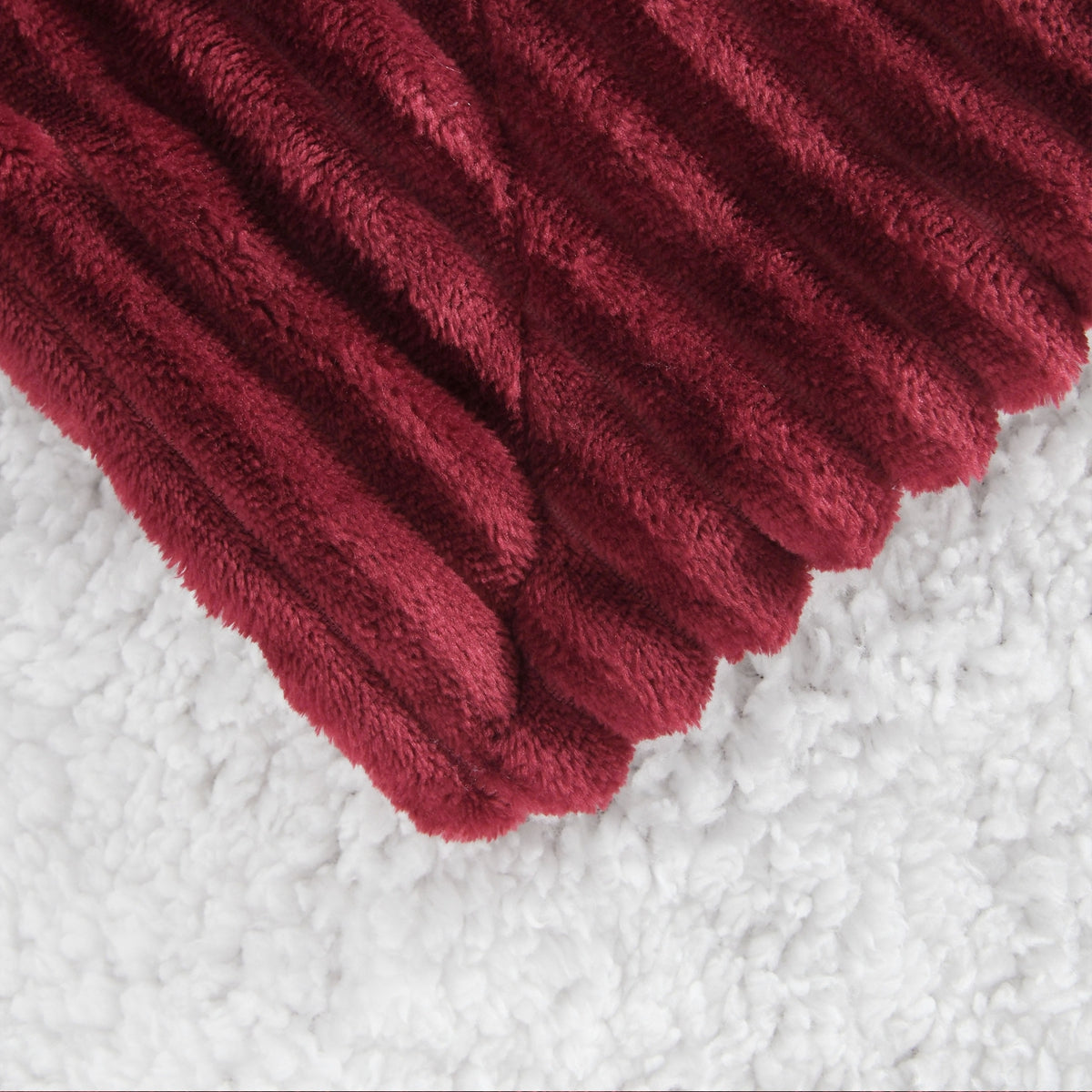 130x160cm Thickening Flannel Lamb Composite Home Office Double-Layer Blanket
